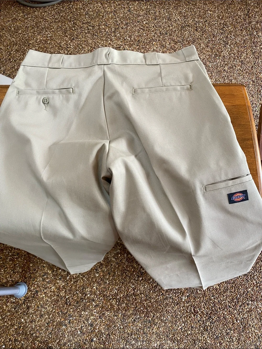 Dickies Men's Straight Fit Khaki Work Chinos